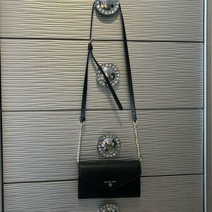 michael kors cross body black and gold
